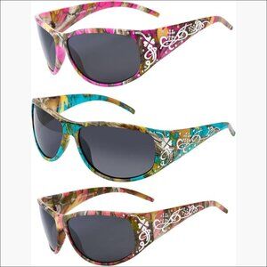 Polarized Sunglasses, Plastic Frame, Polycarbonate Lens, Rectangular Shape